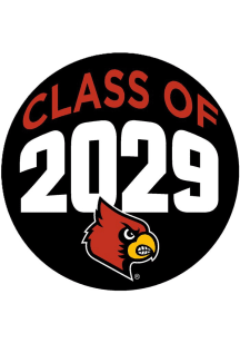 Louisville Cardinals 3" Class of 2029 Button - Cardinal