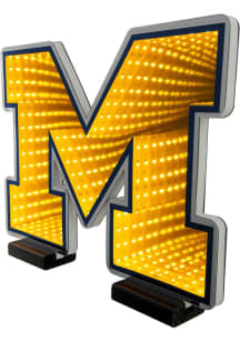 Michigan Wolverines Infinity Logo Light Table Lamp