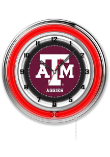 Texas A&M Aggies 19in Neon Wall Clock