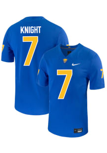 Malik Knight  Nike Pitt Panthers Blue NIL Name And Number Football Jersey