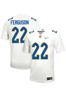 Zion Ferguson  Nike Pitt Panthers White NIL Name And Number Football Jersey