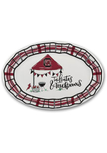 South Carolina Gamecocks Tailgate Oval Melamine Serving Tray