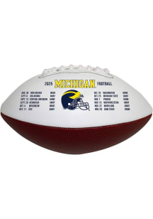 Michigan Wolverines Logo Brands team schedule listing Autograph Football