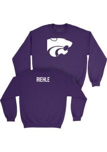 Desirae Riehle K-State Wildcats Mens Purple NIL Legacy Player Crew