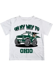 Vive La Fete Ohio Bobcats Toddler White On My Way Short Sleeve T-Shirt