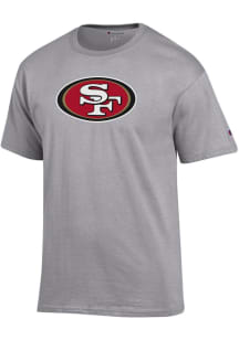Champion San Francisco 49ers Grey Jersey Short Sleeve T Shirt