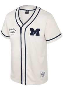 Colosseum Michigan Wolverines Youth Navy Blue Hunter-Seeker Jersey