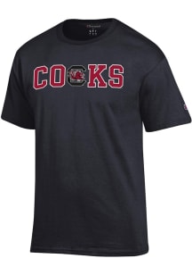 Champion South Carolina Gamecocks Black Block Primary Logo Mascot Short Sleeve T Shirt