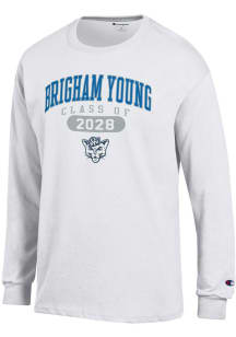 Champion BYU Cougars White Class of 2028 Jersey Long Sleeve T Shirt