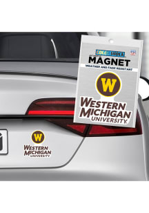 Western Michigan Broncos 6in Main Mark Magnet