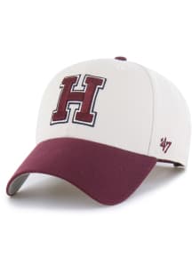 47 Harvard Crimson Two Tone Snapback MVP Adjustable Hat - Natural