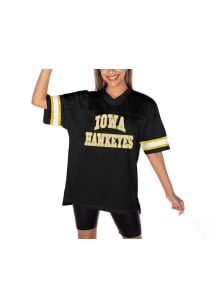 Iowa Hawkeyes Womens Gameday Couture Until Kickoff Rhinestone Fashion Football Jersey - Black