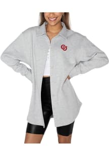 Gameday Couture Oklahoma Sooners Womens Ash Way to Go Light Weight Jacket