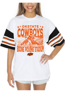Gameday Couture Oklahoma State Cowboys Womens White Home Team Short Sleeve T-Shirt