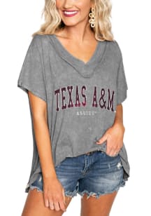 Gameday Couture Texas A&M Aggies Womens Grey In a Flash Short Sleeve T-Shirt