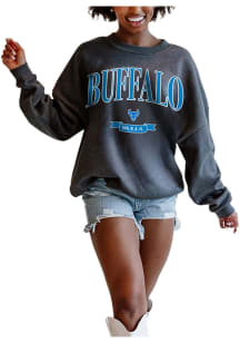 Gameday Couture Buffalo Bulls Womens Charcoal Seal the Deal Crew Sweatshirt