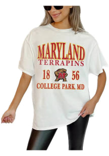 Gameday Couture Maryland Terrapins Womens White Unity Short Sleeve T-Shirt