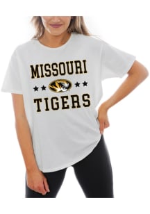 Gameday Couture Missouri Tigers Womens White To The Point Short Sleeve T-Shirt