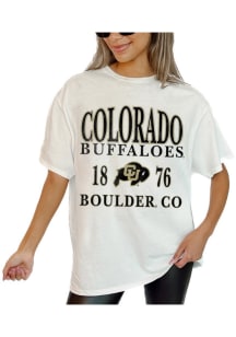 Gameday Couture Colorado Buffaloes Womens Ivory Unity Short Sleeve T-Shirt