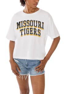 Gameday Couture Missouri Tigers Womens White Claim to Fame Short Sleeve T-Shirt