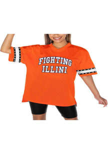 Illinois Fighting Illini Womens Gameday Couture Until Kickoff Rhinestone Fashion Football Jersey -..