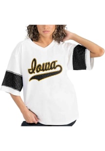 Gameday Couture Iowa Hawkeyes Womens White Signature Move Short Sleeve T-Shirt