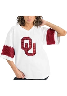 Gameday Couture Oklahoma Sooners Womens White Signature Move Short Sleeve T-Shirt