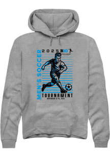 Summit Sportswear Big Ten Mens Graphite 2025 Men's Soccer Tournament Long Sleeve Hoodie