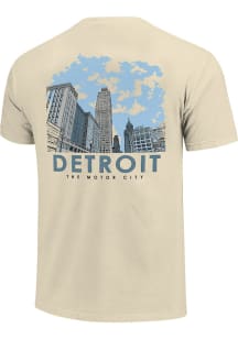 Detroit Ivory Skyline Short Sleeve Fashion T Shirt