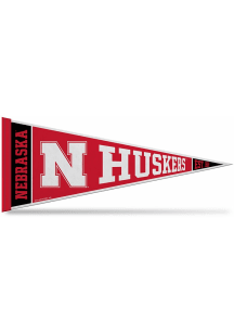 Nebraska Cornhuskers Rally Standard 12x30 Pennant - Gold