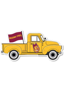 Arizona State Sun Devils 2" Truck Dizzler Stickers - Maroon