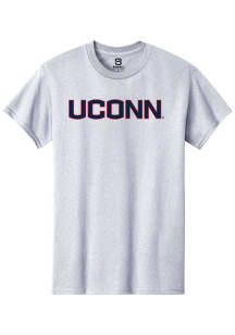 Summit Sportswear UConn Huskies Womens Graphite Straight Block Short Sleeve T-Shirt