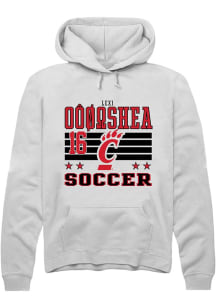 Lexi O’Shea Cincinnati Bearcats Mens White NIL Striped Player Hood