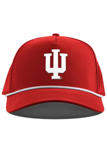 Branded Bills Indiana Hoosiers Curved 5 Panel Rope Adjustable Hat - Red