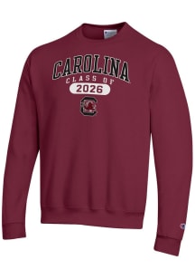 Champion South Carolina Gamecocks Mens Garnet Class of 2026 Powerblend Long Sleeve Crew Sweatshirt