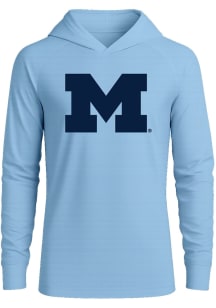 Michigan Wolverines Girls Light Blue Vintage Long Sleeve T-shirt