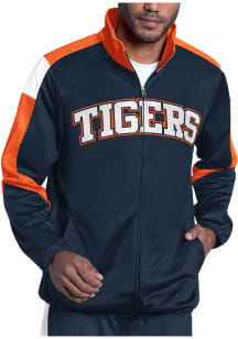 Detroit Tigers Mens Navy Blue Neutral Zone Track Jacket