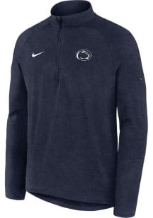 Nike Penn State Nittany Lions Mens Navy Blue Stride Primtime Long Sleeve Qtr Zip Pullover