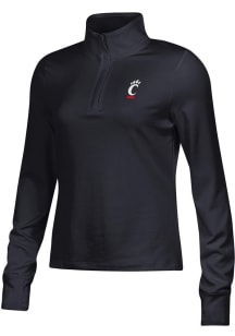 Under Armour Cincinnati Bearcats Womens Black Motion Qtr Zip Pullover