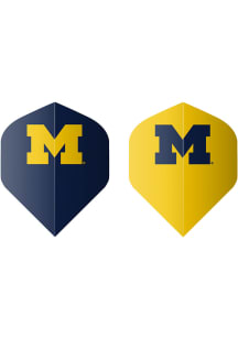 Michigan Wolverines Dart Flight Dart Board Cabinet