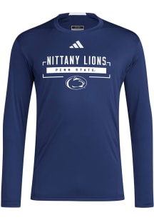 Adidas Penn State Nittany Lions Navy Blue D4T Long Sleeve T-Shirt