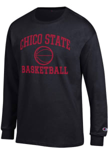 Champion CSU Chico Wildcats Black Basketball Jersey Long Sleeve T Shirt