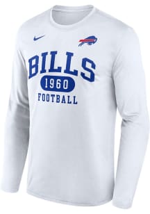 Nike Buffalo Bills Blue Left Chest Wordmark Long Sleeve T-Shirt