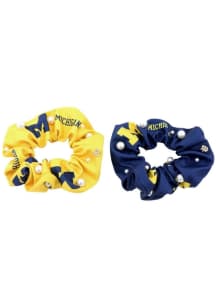 Michigan Wolverines Dual Womens Hair Scrunchie
