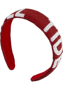 Alabama Crimson Tide beaded Womens Headband