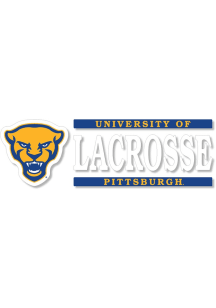 Pitt Panthers 6x2 Lacrosse Auto Decal - Blue
