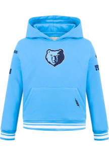 Pro Standard Memphis Grizzlies Youth Light Blue Retro Classics Long Sleeve Hoodie