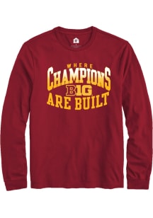 Rally Big Ten Cardinal Champs Arch Design Long Sleeve T Shirt