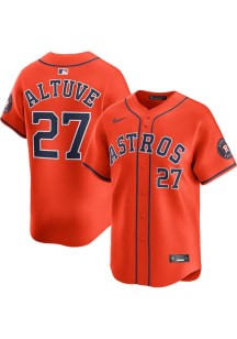 Jose Altuve Nike Houston Astros Mens Orange Alt Limited Baseball Jersey