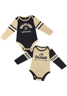 Colosseum Colorado Buffaloes Baby Black Snickers LS One Piece